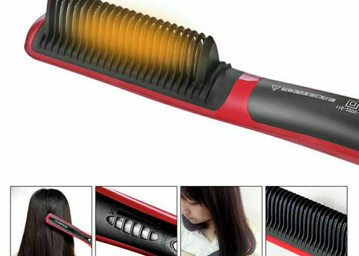 Image annonce: Haïr straightener HOT_908B مشط حراري لتصفيف الشعر وتسريحه في ثواني معدودة .