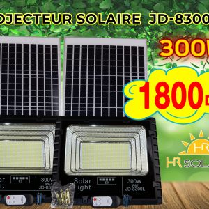 Annonce Promotion projecteurs solaires 300W