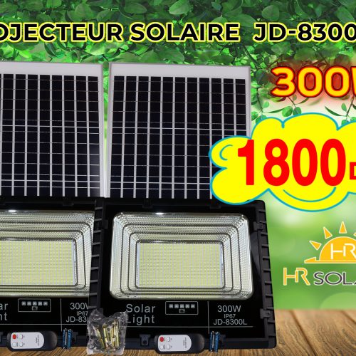 Annonce: Promotion projecteurs solaires 300W