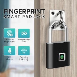 Annonce Cadenas à Empreintes Digitales, Serrure Rechargeable USB de sécurité