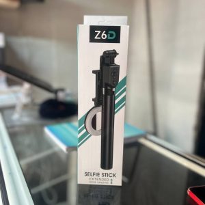 Annonce Perche à selfie sans fil Bluetooth avec éclairage supplémentaire et télécommande.