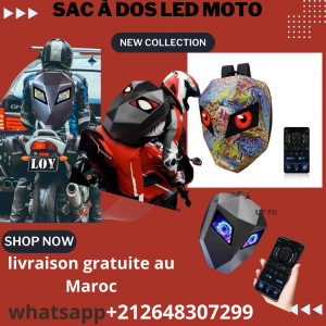 Annonce Sac à dos LED Moto