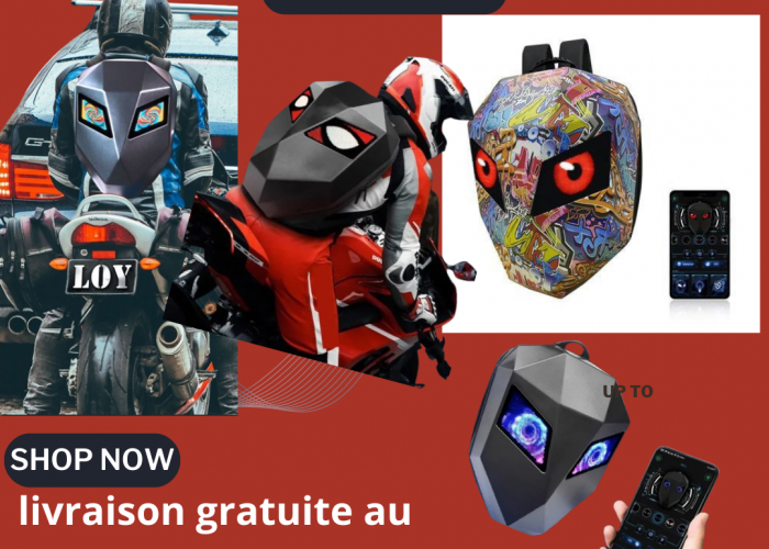 Image annonce: Sac à dos LED Moto