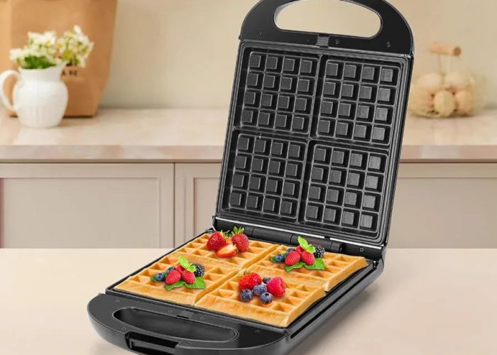 Image annonce: General Panini Sandwich-Maker anti-adhésif & Gaufrier/Waffle Maker 1200W