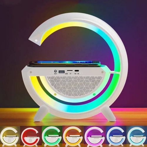 Annonce: Lampe d'ambiance avec haut parleur bluetooth et chargeur sans fil