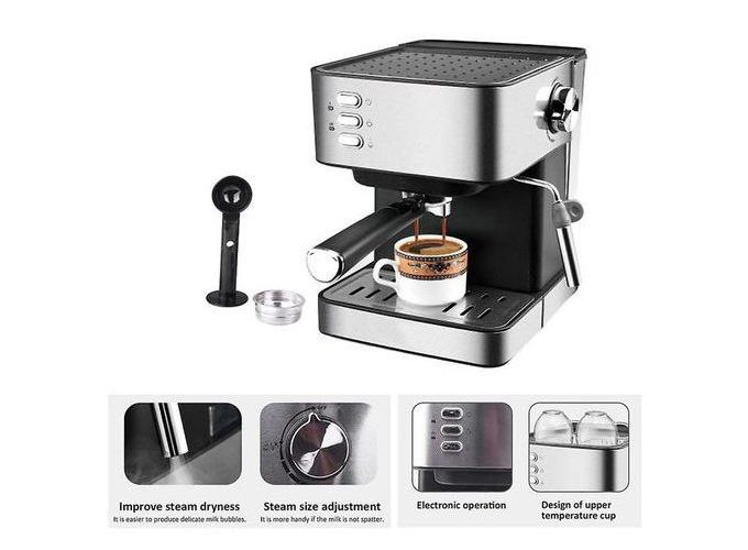 Image annonce: Sonifer Sonifer Machine à café Espresso & Capuccino 15bar 1.6L Equipement solide