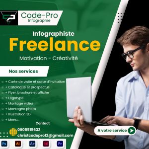 Annonce Freelancer Infographiste Designer