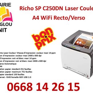 Annonce RICOH SP C250DN Laser Couleur A4