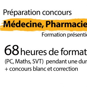 Annonce Préparation Concours Médecine (Pré-prépa)