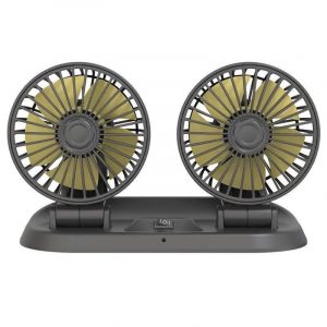 Annonce Car Fan 3 Heads Adjustable 360° USB/12V/24V 2 Speed Silent