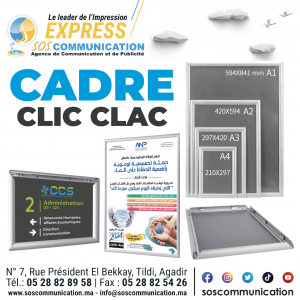 Annonce Cadre clic clac