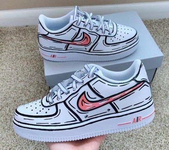 Image annonce: Air force 1 carton custom
