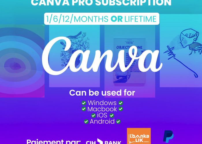 Image annonce: CANVA PRO LIFETIME ACTIVATION