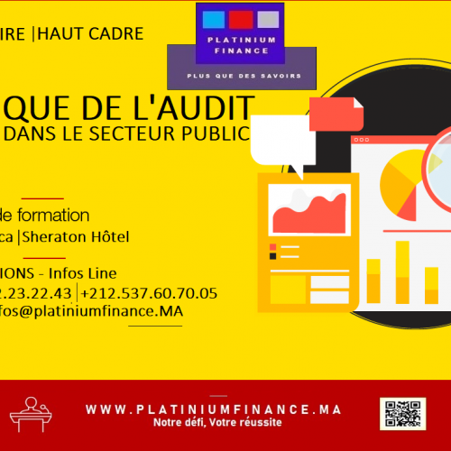 Annonce: FORMATION INTERNATIONALE - Audit Interne dans le secteur Public.