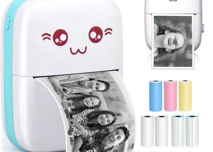 Image annonce: Mini Wireless Thermal Label Printer طابعة حرارية لاسلكية بتقنية البلوتوث