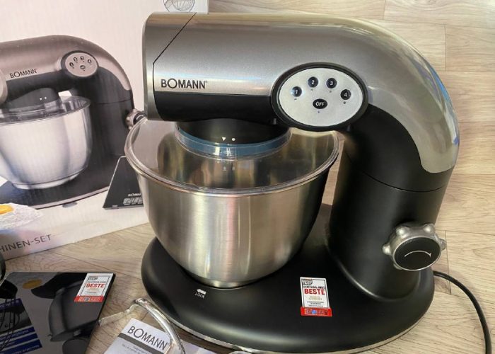 Image annonce: Bomann Robot Pâtissier Cuisine Multifonction 5,6L 1200W avec Balance de cuisine Offert