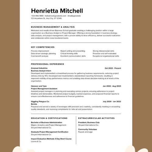 Annonce: Cv professionnel/Cv Canadien