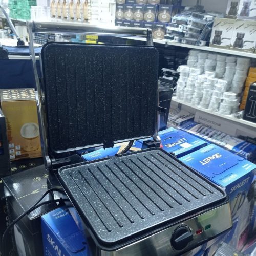 Annonce: GERMAN LAB Panini Grill Turbo Granit 2000 W شواية غير لاصقة بدون زيت بدون زبدة