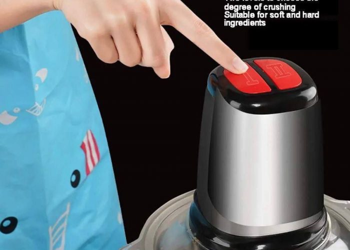 Image annonce: Hachoir Cooking 3L 2000W هاشوار كهربائية 3 لتر كأس إينوكس + كأس زجاج 5 سكاكين
