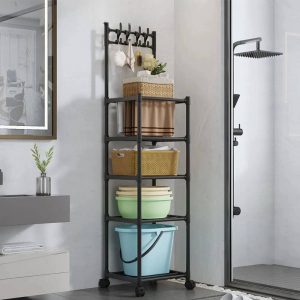 Annonce Hook Storage Rack 5 Layers  منضم متعدد الاستعمالات 5 طبقات