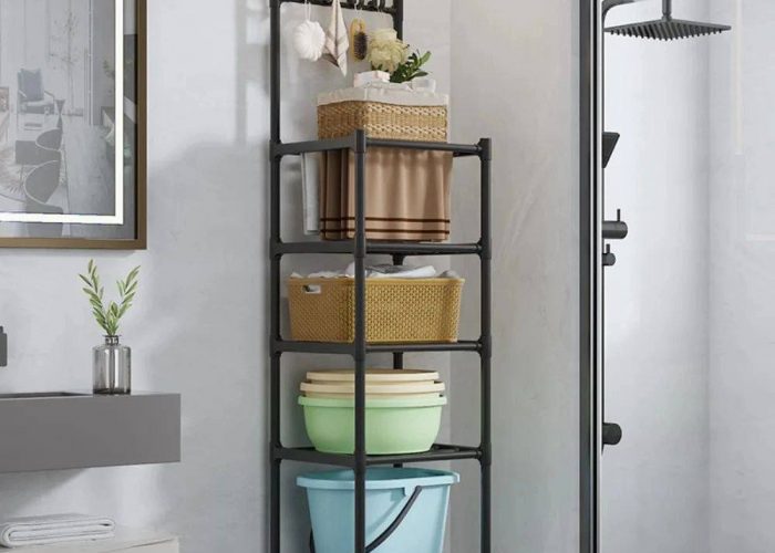 Image annonce: Hook Storage Rack 5 Layers  منضم متعدد الاستعمالات 5 طبقات