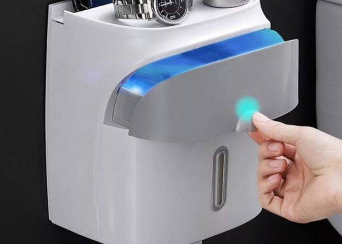 Image annonce: Porte-papier hygiénique 3in1 حامل ورق الحمام يجمع بين حامل الورق