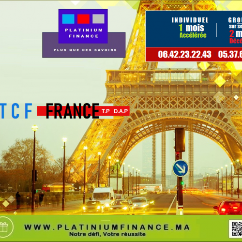 Annonce: PREPARATION PRIVEE –TCF France- TP/DAP /Témara  Rabat --Salé