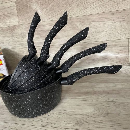 Annonce: Série de 5 casseroles en céramique Gris Haute qualité​