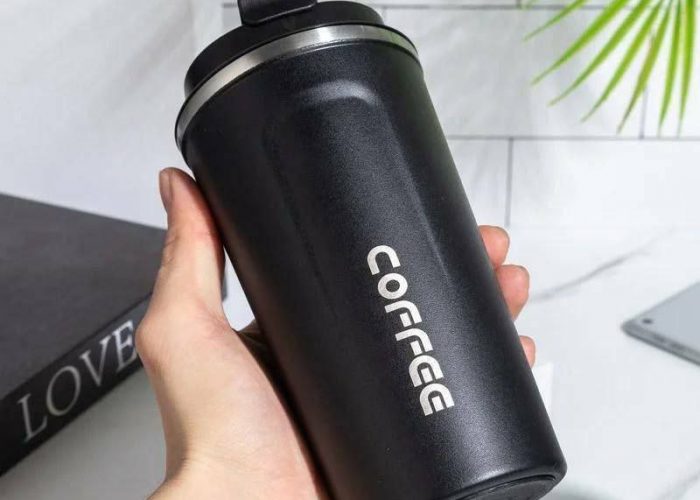 Image annonce: Tasse À Café Isolée Sous Vide En Acier Inoxydable Pour Adulte, 510ml, Garde Au Chaud Et Au Froid, 1 Pièce