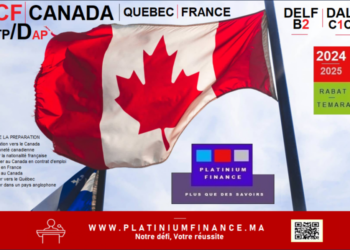 Image annonce: COURS DE PRÉPARATION AU TEF CANADA -TCF CANADA -TCF QUEBEC -TEFAQ -TCF France -TP/DAP – DELF -DALF