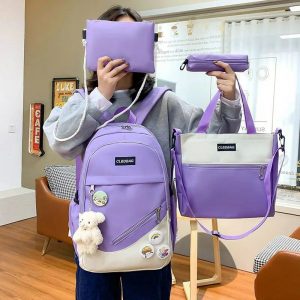Annonce Ensemble de 4Pcs sacs à dos pour filles, Sac à dos Mignon pour l'école