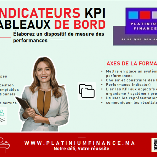 Annonce: FORMATION CADRE : CONCEPTION D’INDICATEURS – KPI – TABLEAUX DE BORD