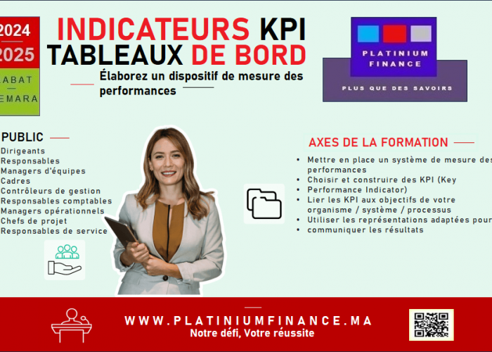 Image annonce: FORMATION CADRE : CONCEPTION D’INDICATEURS – KPI – TABLEAUX DE BORD