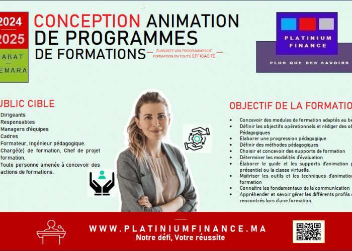 Image annonce: Formation CADRE – Conception et Animation de programme de formation
