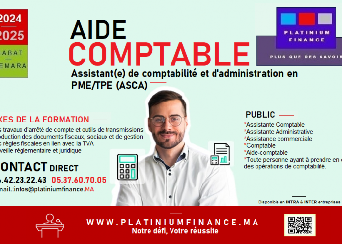 Image annonce: Formation OPERATIONNELLE – AIDE COMPTABLE- ASSISTANT COMPTABLE