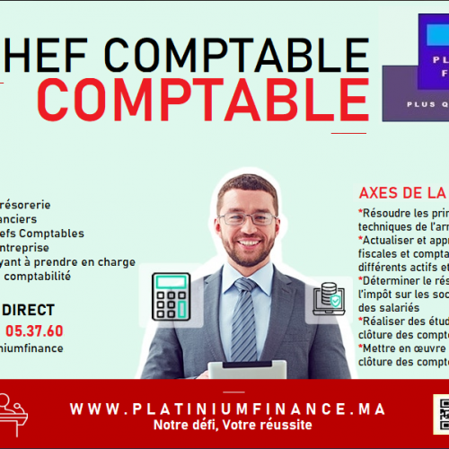 Annonce: Formation OPERATIONNELLE – CHEF(FE) COMPTABLE