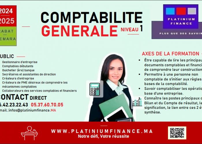 Image annonce: Formation OPERATIONNELLE – COMPTABILITE GENERALE – NIVEAU BASE 1