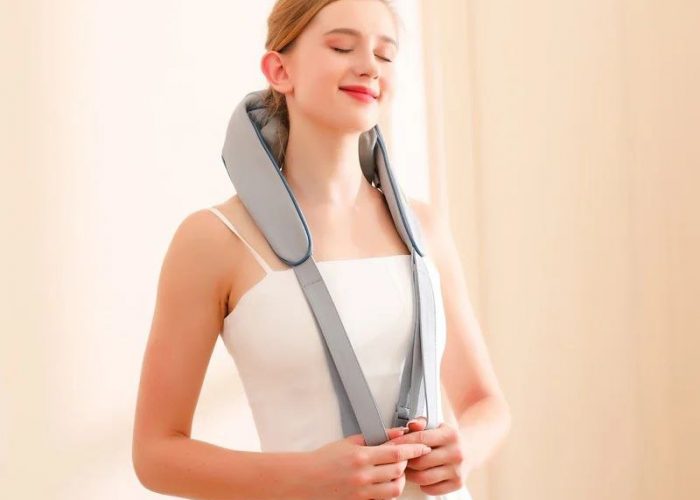 Image annonce: Heated Neck and Shoulder Massager جهاز تدليك الرقبة والكتفين القابل للشحن