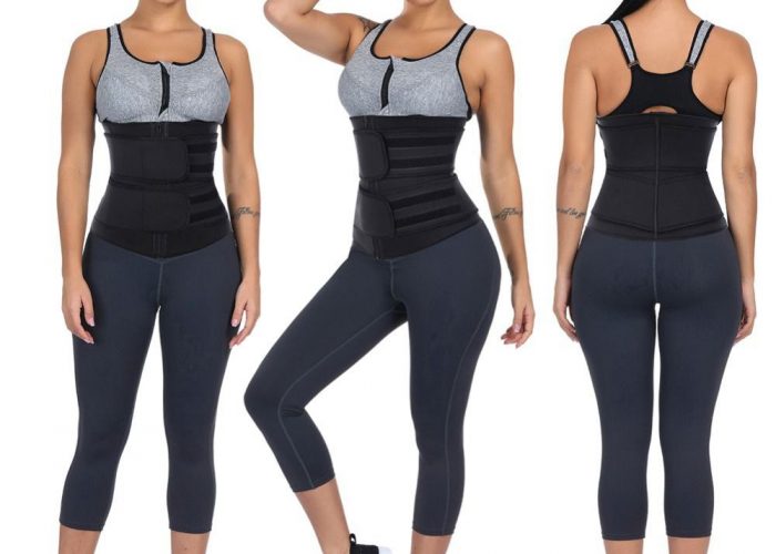 Image annonce: Waist Trainer Corset Neoprene Sweat Belt حزام العرق للتخسيس للنساء – حزام التخسيس القابل للتعديل لدعم الظهر