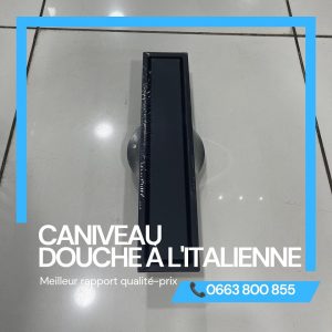 Annonce CANIVEAU DE DOUCHE À L’ITALIENNE 40cm, 50cm, 60cm, 15×15