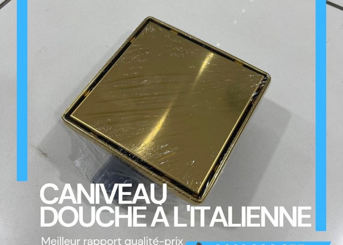 Image annonce: CANIVEAU DE DOUCHE À L’ITALIENNE 40cm, 50cm, 60cm, 15×15