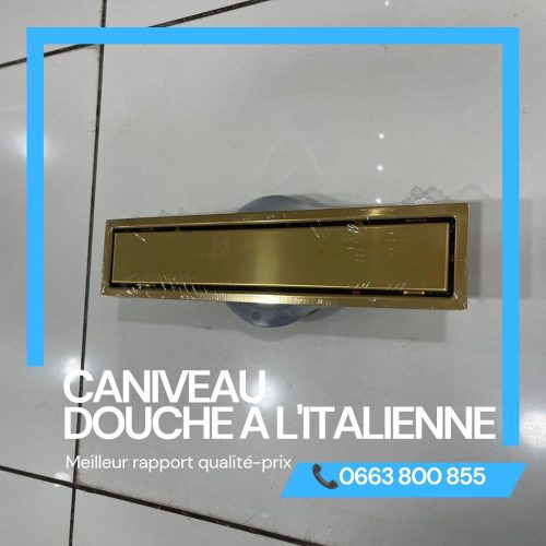 Annonce: CANIVEAU DE DOUCHE À L'ITALIENNE 40cm, 50cm, 60cm, 15x15