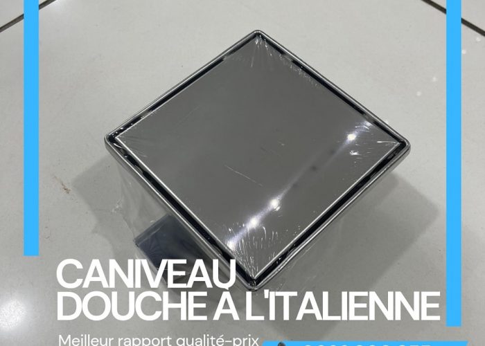 Image annonce: CANIVEAU DE DOUCHE À L’ITALIENNE 40cm, 50cm, 60cm, 15×15