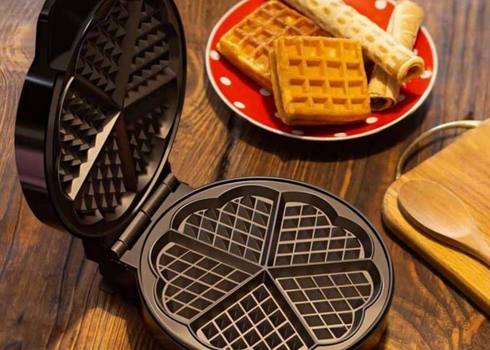 Image annonce: Elite Machine à gaufres, Gaufrier électrique anti-adhésive, Appareil à waffles