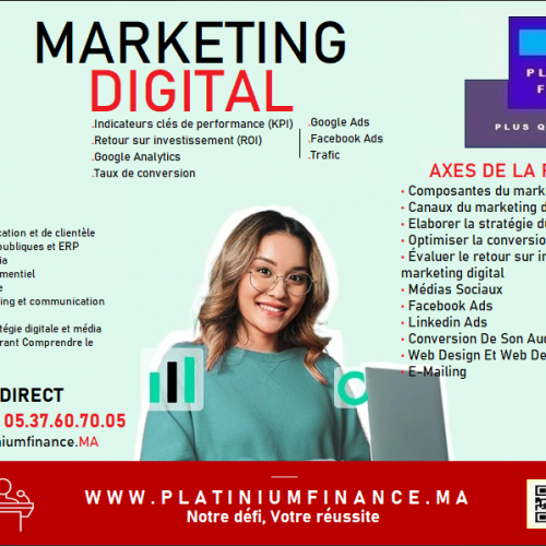Annonce: Formation HAUT CADRE – MARKETING DIGITAL