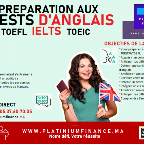 Annonce: Formation individuelle -Test d'anglais IELTS - TOEIC - TOFEL