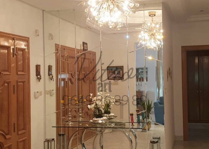 Image annonce: Habillage mural en miroir verre saint gobain 6 mm sur-mesure et sur-commande