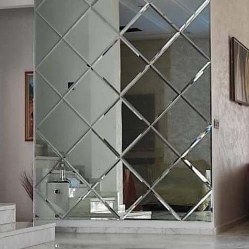 Annonce: Habillage mural en miroir verre saint gobain 6 mm sur-mesure et sur-commande