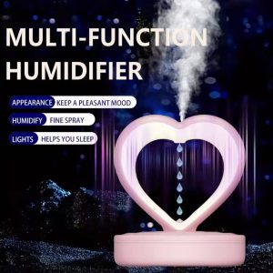 Annonce Humidificateur anti-gravité, humidificateurs pour chambre à coucher, humidificateur à gouttes d'eau avec veilleuse, diffuseur d'aromathérapie à brume fraîche