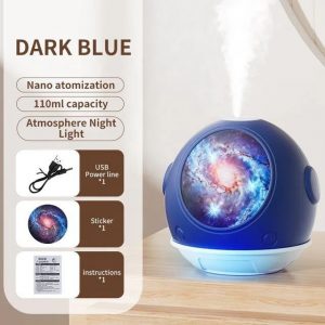 Annonce Mini petit humidificateur portable alimenté par USB, brume silencieuse, ciel étoilé, lumière d'ambiance, parfait pour la chambre, le bureau et la voiture